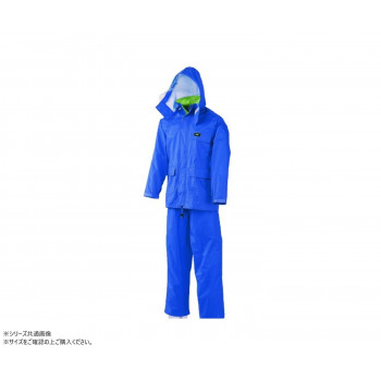 スミクラ レインウェア 透湿MOAシータ レインスーツ ブルー LL A-660