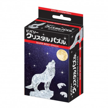 ビバリー クリスタルパズル シルバー ウルフ 50216