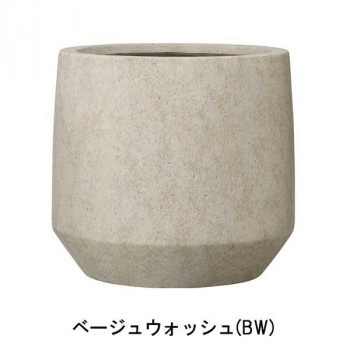 グリーンポット 植木鉢 ベルベット ラウンド ベージュウォッシュ 42cm AN-BR4238BW