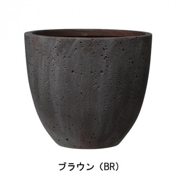 グリーンポット 植木鉢 ロッカー ラウンド ブラウン 33cm AN-RR3329BR