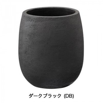 グリーンポット 植木鉢 カイト バルーン ダークブラック 24cm EB-KB2428DB