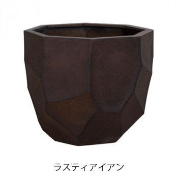 グリーンポット 植木鉢 リッジ ラスティアイアン 33cm EB-RI3331RU