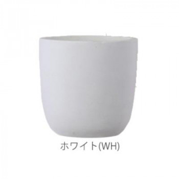 グリーンポット 植木鉢 バスク ラウンド 43cm ホワイト GA-0343WH