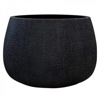 グリーンポット 植木鉢 バーウッド シャロー ブラック 32cm GA-2932BK