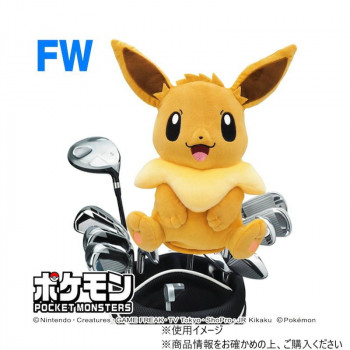 ホクシン交易 ポケットモンスターヘッドカバー イーブイ FW用 PMHF002