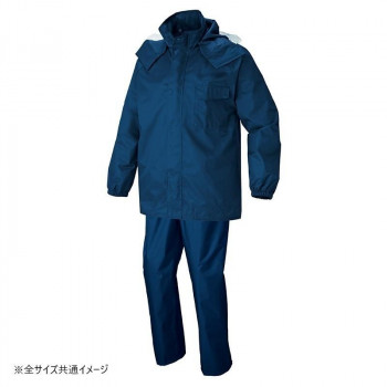 アイトス レインスーツ ネイビー 3L 562407