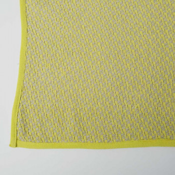 志成販売 ブランケット ダイスライン ウィーブ W/BAG(S) イエロー 303912YL