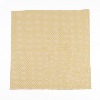志成販売 七宝つなぎ刺繍のテーブルクロス イエロー 305047YL