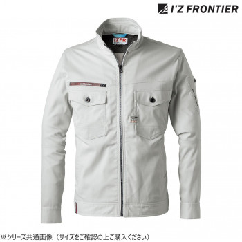 アイズフロンティア ストレッチオックスワークジャケット 01 シルバーグレー LL 3150
