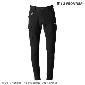 アイズフロンティア ストレッチカーゴパンツ 05 ブラック 73cm 5862