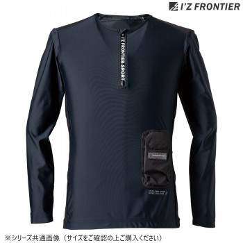 アイズフロンティア 長袖インナー 冷却ペルチェセット 05 ブラック M PS122