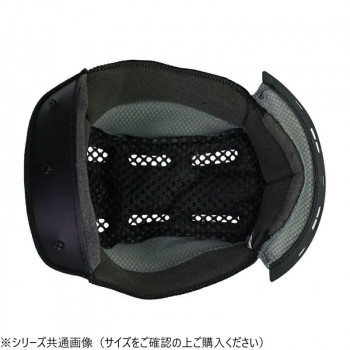 ZEUS HELMET インナーパッド (105系) NAZ-2007 L ブラック