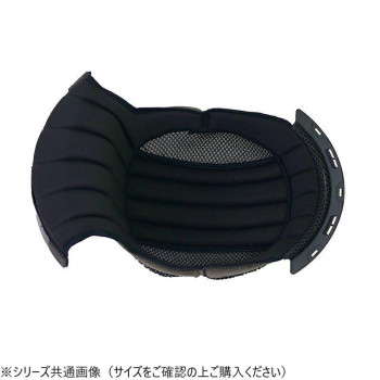 ZEUS HELMET インナーパッド (NAZ-916用) NAZ-2012 M ブラック