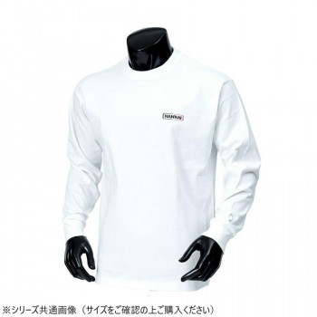 NANKAI ナンカイ コーポレートロゴコットン長袖Tシャツ SDW-3503 M ホワイト