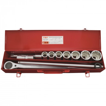 トップ工業(TOP) ソケットレンチセット(差込角19.0mm) 12点 SWS-609M
