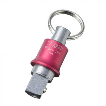 トップ工業(TOP) 携帯用インパクトソケットホルダー 差込角9.5mm レッド PSH-3R
