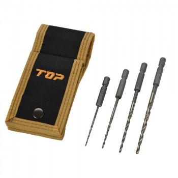 トップ工業(TOP) 電動ドリル用 六角シャンクテーパー下穴錐 4本セット ETK-2050DKS