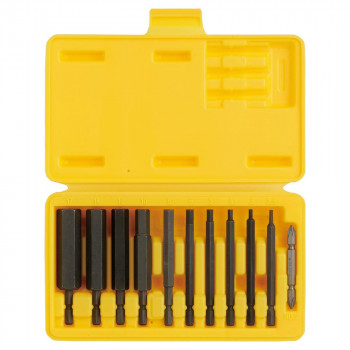 トップ工業(TOP) 電動ドリル用 ヘックスビットセット (プラスチックケース付) EHB-10000S