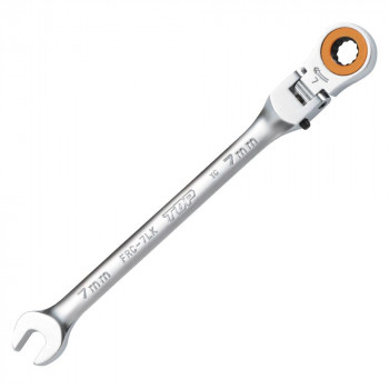 トップ工業(TOP) 首振りロックラチェットコンビ(R) 対応寸法7mm FRC-7LK