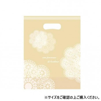 PPスタンドバッグ レースィ クリーム(M) 4239 50枚
