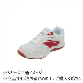 アスティコ AD 体育館シューズ レッド 25.5cm