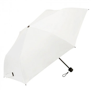LESS IS MORE ZENTENKOU 折りたたみ傘 55cm スモーキーホワイト S355-1127WH1-BB