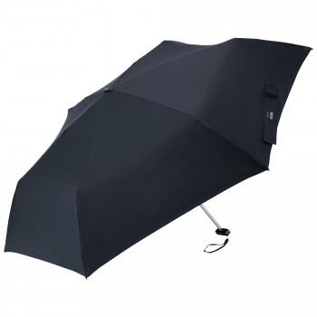 Waterfront ポケフラット2.0 折りたたみ傘 55cm ブラック U355-0906BK1-B4