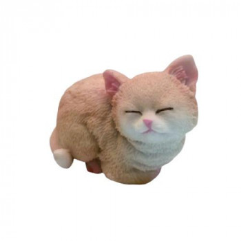 フレンドリーマスコット お昼寝キャット ブラウン 4009461-00