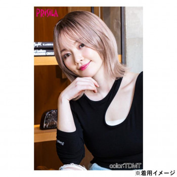 プリシラ 帽子ウィッグ -Relax- リラックス 外ハネボブ 耐熱ダスティミルクティー BO-04-TDMT