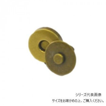 INAZUMA イナズマ 足折れマグネットボタン 4ヶ入 約φ17mm アンティークゴールド AK-38-27AG