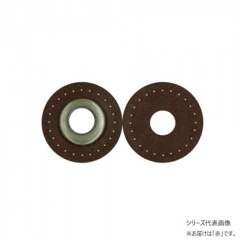 INAZUMA イナズマ 10mmロープ用縫い付けハトメ アンティークゴールド 4枚入 2 赤 BA-12-10AG