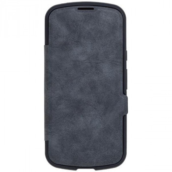iPhone16専用背面手帳型ケース Chrome-NATURAL Black iP24-61-CHN02