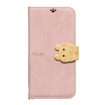 iPhone16e専用手帳型ケース New Cocotte Pink Beige iP24SP-COT03