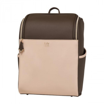 リュックサック Lily Brown x Beige Bag-Lily05