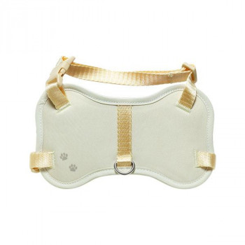 小型犬用ハーネス骨型 ほねのハーネス Beige Sサイズ HRN-BONE01-S
