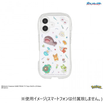 ポケットモンスター iPhone16 対応 クリスタルクリアケース パルデア地方 POKE-941F