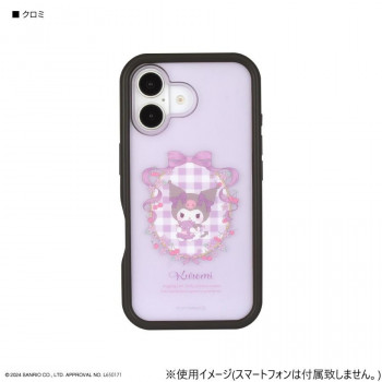 サンリオ iPhone16対応 プランプフレームケース クロミ SANG-451KU