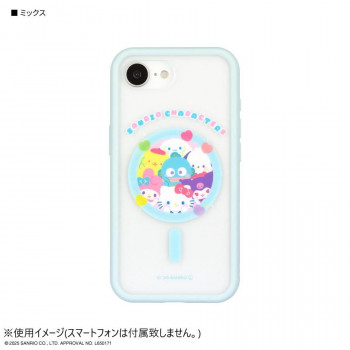 サンリオ IIIIIfit プランプフレーム iPhone16e対応 ミックス SANG-512MX