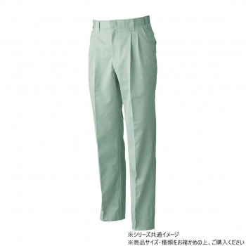 桑和 4119 ツータックスラックス 110サイズ モスグリーン(107)