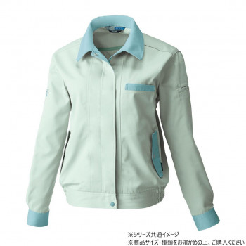 桑和 4224 レディース長袖ブルゾン LLサイズ モスグリーン(107)