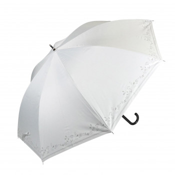 藤田屋 晴雨兼用長傘ジャンプ 58cm 晴雨兼用ジャンプ 刺繍風ステッチ SJ-2554(KT)