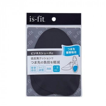 is-fit つま先衝撃吸収 男性用 3mm ブラック