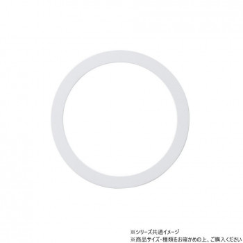 MagSafe対応 ステンレスシート MAGTUS サークルタイプ ホワイト LN-MGS03WH