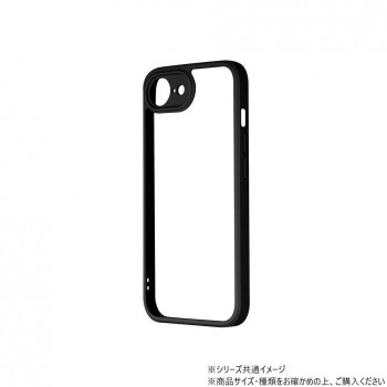 iPhone 16e 耐衝撃ハイブリッドケース Velta ブラック LN-ISS24UKHBK