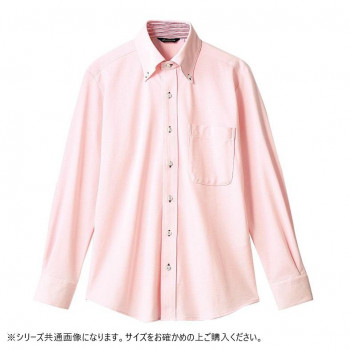 住商モンブラン ニットシャツ 兼用 長袖 ピンク ZK2711-5CB-3L 3Lサイズ