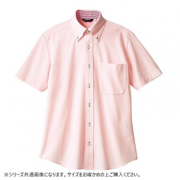 住商モンブラン ニットシャツ 兼用 半袖 ピンク ZK2712-5CB-LL LLサイズ