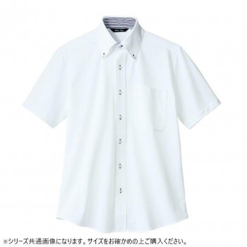 住商モンブラン ニットシャツ 兼用 半袖 白 ZK2712-2CB-4L 4Lサイズ