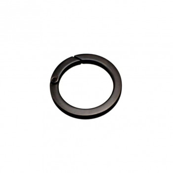 ハイロジック 丸カラビナ　50mm　マットブラック　1個入　29259
