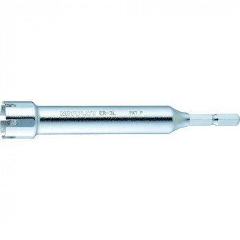 ミトロイ(MITOLOY) レースウェイ用ソケットロング(6面カットタイプ)(対象深さ75) 17mm ER-3L