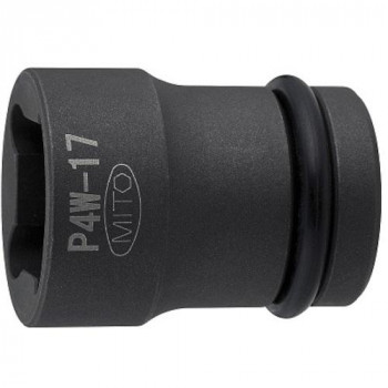 ミトロイ(MITOLOY) 1/2 インパクトレンチ用 ウエルドナット用ソケット 17mm P4W-17